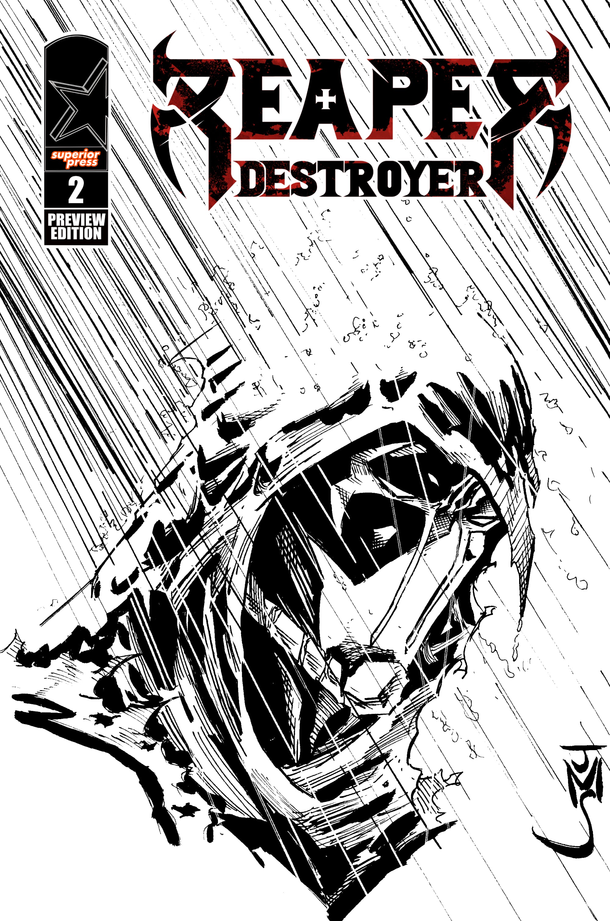 Reaper Destroyer #2: Preview Book 1/100 Shop Variant Cover