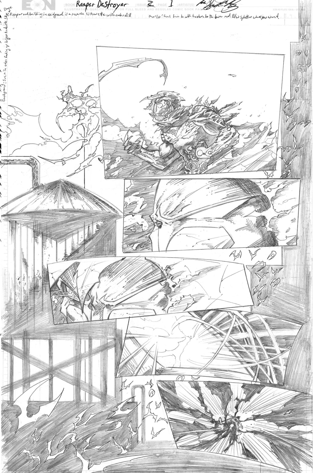 3 Pack-Reaper Destroyer #2 Preview Edition